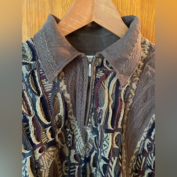 Authentic Coogi Quarter Zip Sweater - Picture 5 of 16